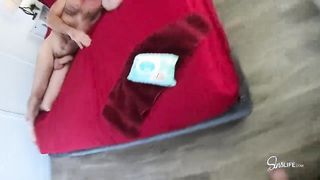 Kolumbiai milf mami hátsó bejáratba tolva