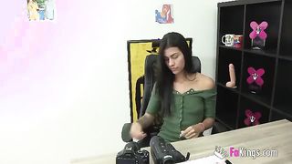 Amatőr kolumbiai tini csajszi castingja