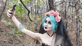 Halloween Cosplayes kiscsaj popóba kefélve