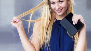 Tracy Lindsay világos szőke csábítása forró gyengéd játékban