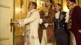 La Maschera di Ferro legelső epizód retro pornó Chris Charming hatalmas farkával és kicsike tőgyes kisasszony análjával