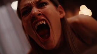 Sötét Vágyak Kastélya - Vampired Csábításában Egy Gyönyörű Világos Szőke Úrnő és Egy Szemérmes Nőci Tiffany Tatummal és Leana Lovings-szal